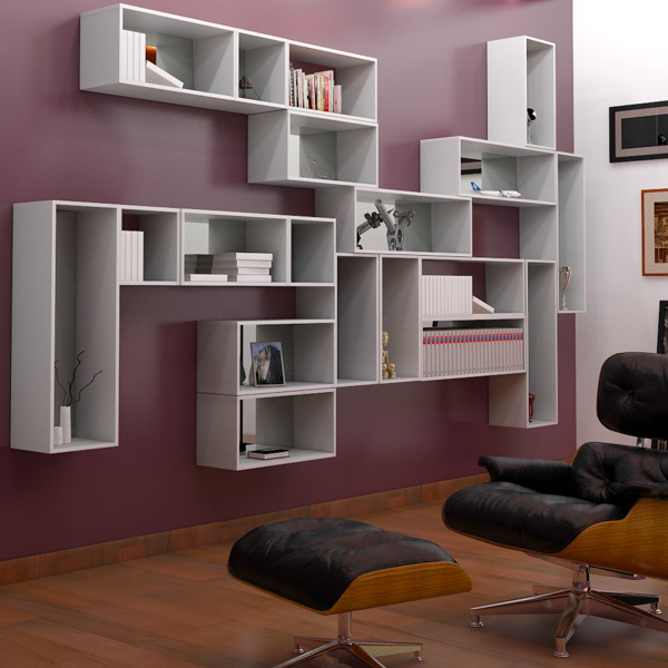 Os nichos se mostram perfeitas opções para organizar os ambientes e dar charme à decoração
